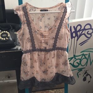 Atmosphere Lacey Sheer Top -Sz UK 10 / US 8